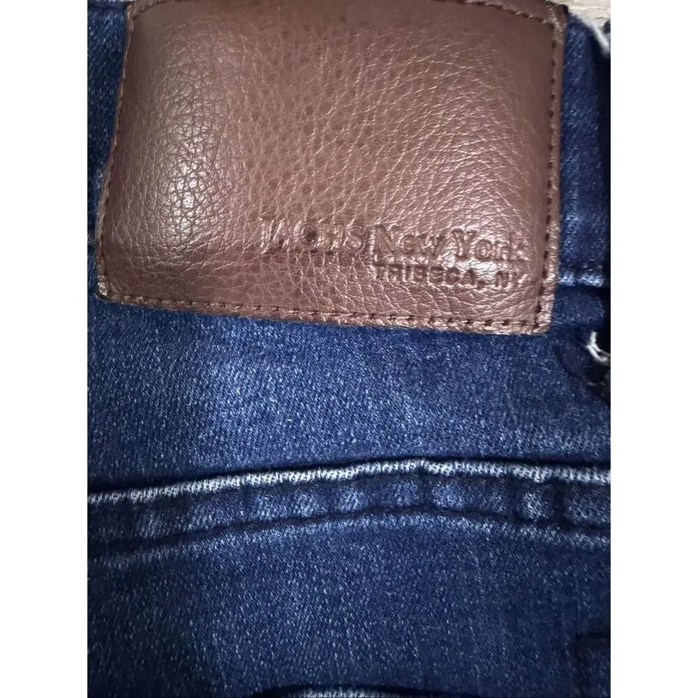 Jachs New York Men's Comfort Stretch Dark Blue Denim Jean 36x32